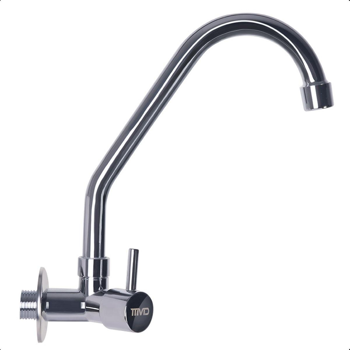 TORNEIRA METAL PAREDE GIRATORIA NÁPOLES C...