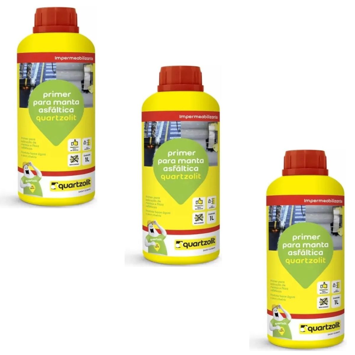 3 x Primer Para Membrana/manta Asfáltica ...