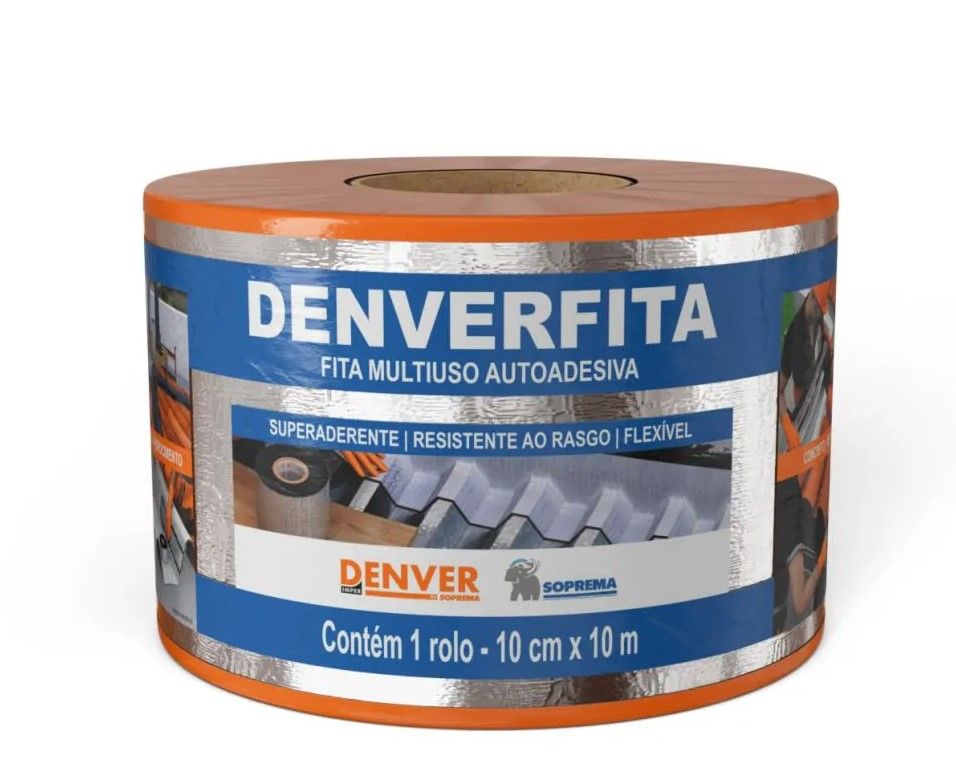 4 x Fitas Asfáltica Adesiva Aluminizada V...