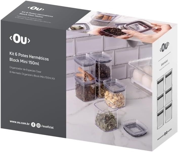 CONJ 6 ORGANIZADORES HERMETRICOS BLOCK 15...