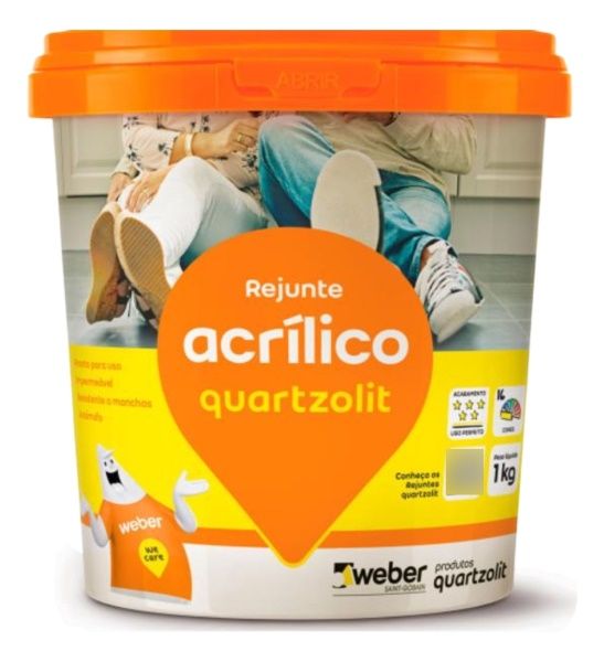 REJUNTE ACRILICO MARROM CAFE 1KG QUARTZOLIT