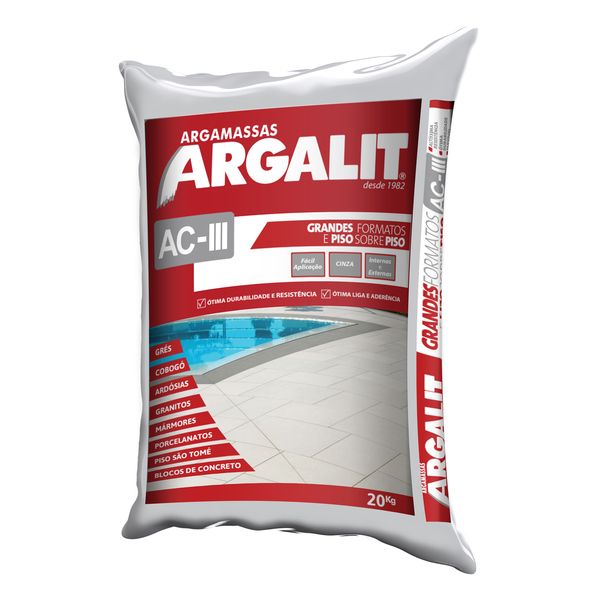 ARGAMASSA FLEX-COLA ACIII 20KG - ARGALIT